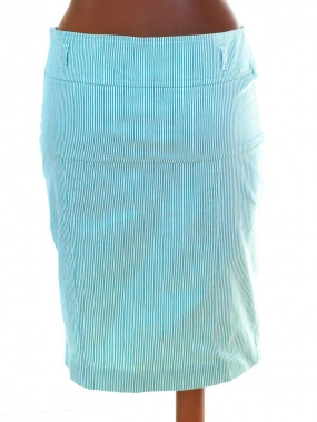 M/L Zelenobílá proužková pružná sukně Orsay