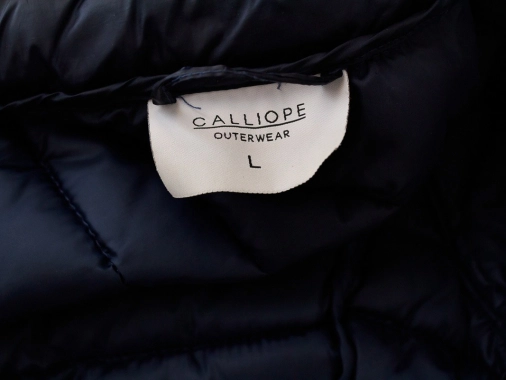 S/M Calliope modrá prošívaná dámská bunda nošení jaro/podzim