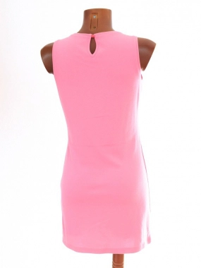 40/L Růžové stretch šaty se zlatými cvočky Blinddate