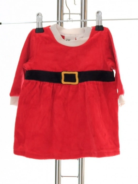 Vánoční set H&M šaty a čepice pro holčičku 2-4 měsíce