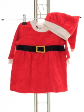 Vánoční set H&M šaty a čepice pro holčičku 2-4 měsíce