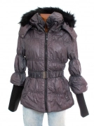 36/S Fialovočerná Orsay bunda se vzorem nošení podzim/jaro či mírná zima