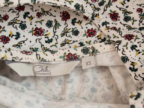 34/XS Květinové balvněné letní šaty Clockhouse