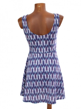S/M Vzorované dámské letní šaty H&M neprůhledné