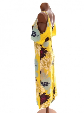 XS/S Dámské letní žluté květinové šaty New look