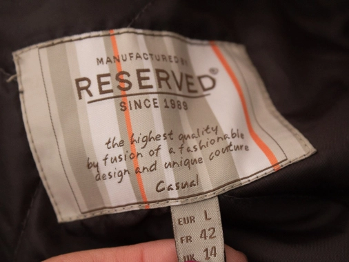 L/XL Dámská přechodová bunda šedokhaki zn.Reserved