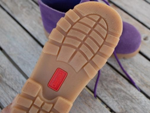 Nové kožené fialové boty pro holčičku velikost 29