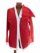 Červenobílý oblek Mikuláš Santa + 2 čepice oversize