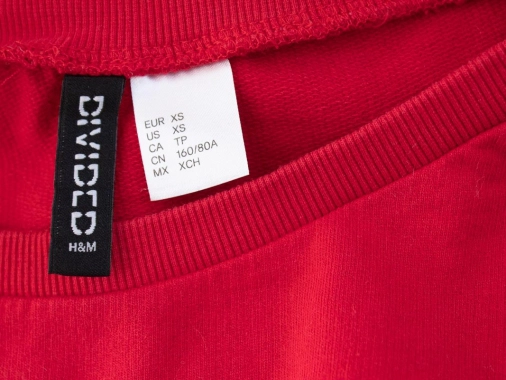 XS Dámská červená vánoční mikina tričko H&M