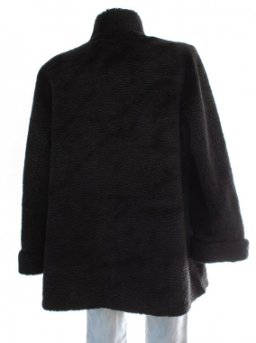 48/4XL Dámský černý luxusní kabát C&A