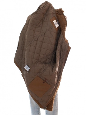 M Pánská béžová prošívaná bunda nošení jaro/podzim