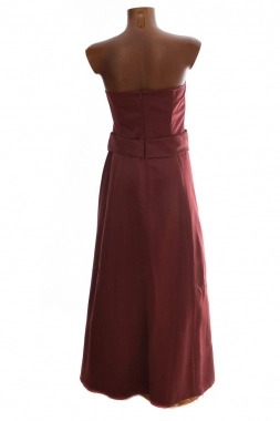 L/XL Hnědovínové společenské dámské šaty Mariposa
