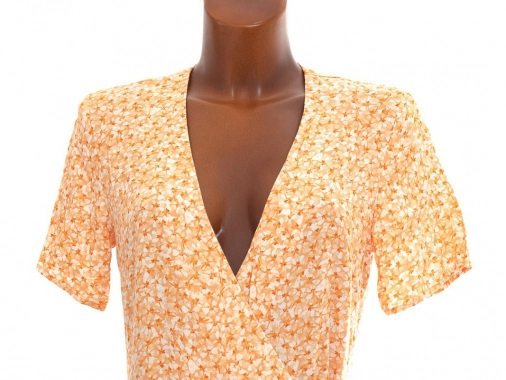 XS Květinové dámské zavinovací letní šaty H&M