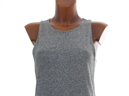 36/S Šedé dámské pružné melírované šaty H&M