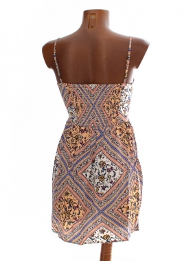 34/XS Vzorované dámské letní šaty H&M na ramínka
