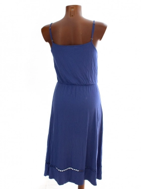 XS Modré dámské letní šaty Mint&Berry
