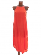 XS/S Letní dámské červenooranžové šaty