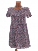 34/XS Květinové H&M šaty s krátkým rukávkem