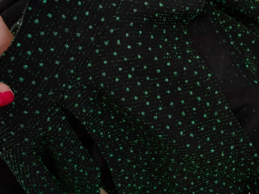 38/M Zelené pružné slavnostní dámské šaty