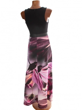 XS Luxusní maxi šaty s květinovou sukní Bodyflirt