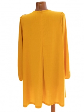 42/44 Žlutohořčicové dámské šaty tunika Reserved