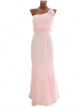 XS/S Růžové plesové společenské nádherné šaty