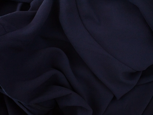 42/44 Modré dámské celoroční šaty H&M s podšívkou