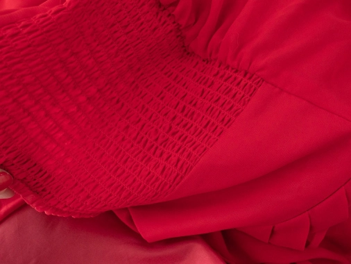38/M Bodyflirt červené společenské šaty na ramínka