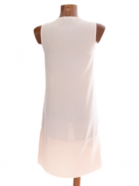 36/38 Meruňkové šaty tunika H&M zdobená korálky