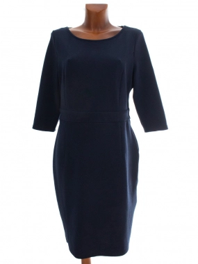 42 Modré celoroční dámské šaty Orsay s 3/4 rukávkem