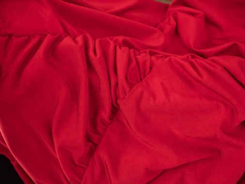 XS/S 34/36 Červené společenské šaty bez ramínek