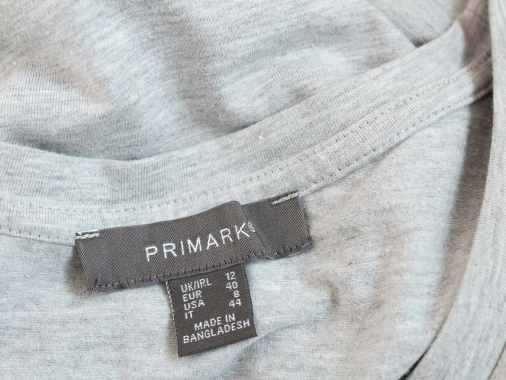 Dámské stretch maxi šaty Primark šedé UK12/L 40