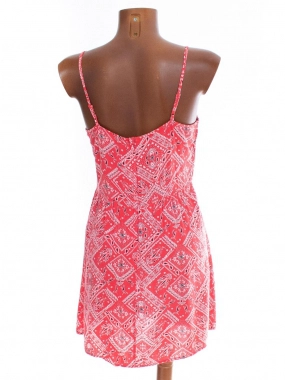 S/M Letní šaty červené barvičky se vzorem H&M