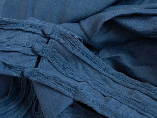 S Modré letní dámské šaty tunika Zara s podšívkou