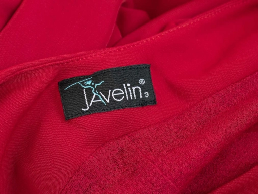 40/L Javelin dlouhé červené slavnostní šaty