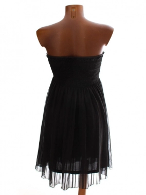 S/M Černé dámské šaty Esprit s podílem hedvábí