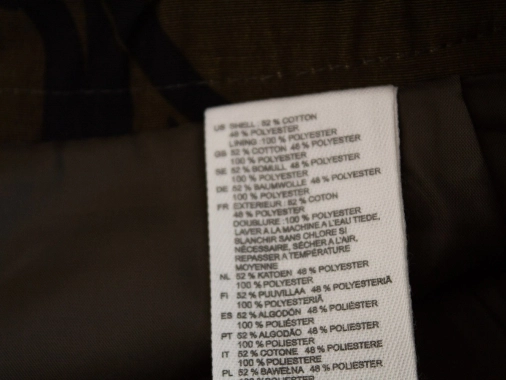 Dámská zelená khaki sukně H&M s podšívkou