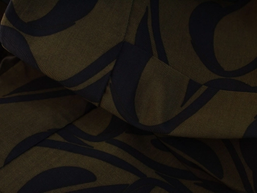 Dámská zelená khaki sukně H&M s podšívkou