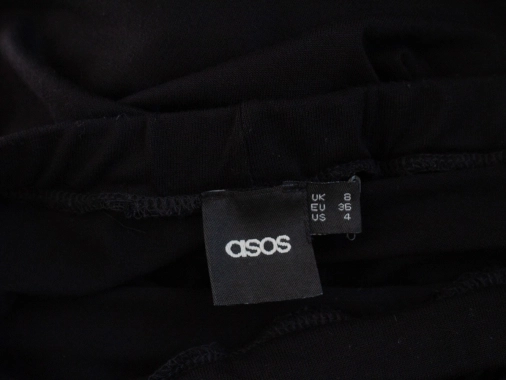 XS/S Dámská černá maxi sukně zavinovací Asos