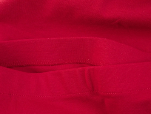 M/L Dámská krátká pružná červená bavlněná sukně