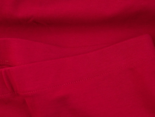 M/L Dámská krátká pružná červená bavlněná sukně