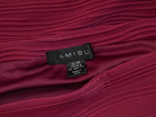 38/M Vínová bordó dámská sukně Amisu