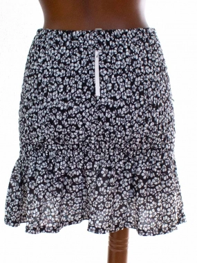 S/M Nová černobílá květinová dámská sukně Asos