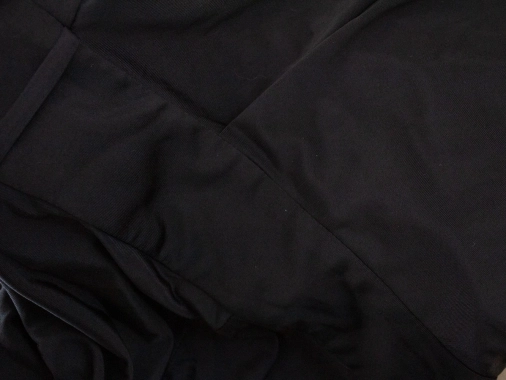 S/M Černé zavinovací pružné nemačkavé dámské šaty