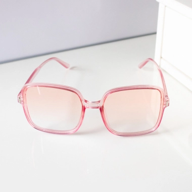 Dámské růžové letní sluneční brýle