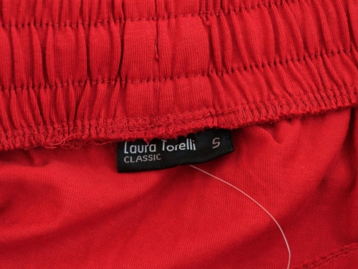 S/M Dámská červená bavlněná sukně Laura Torelli