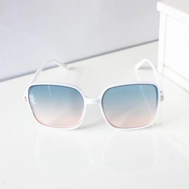 Dámské modrobílé letní sluneční brýle
