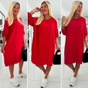 L/XL Dámské letní šaty Klárka červené