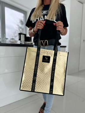 Shopper Bag dámská taška Laura Biaggi na zip