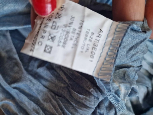 L/XL Ultralehké nežehlící a nemačkavé letní šaty